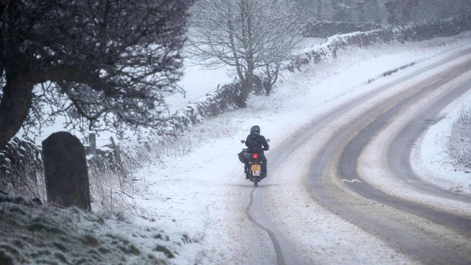 Learner rider on ice